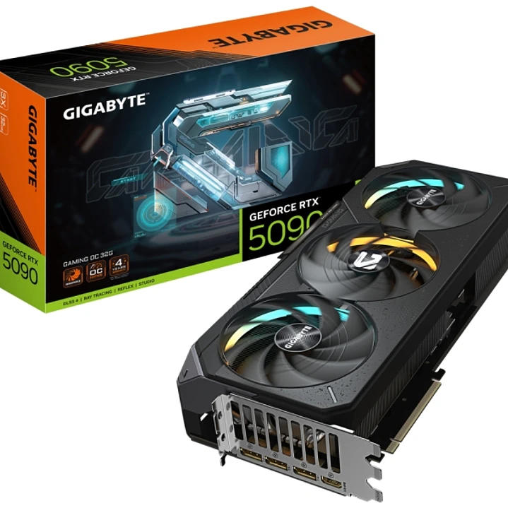Gigabyte GeForce RTX 5090 Tarjeta Grafica GAMING OC 32GB GDDR7 - 3x DP, HDMI 1