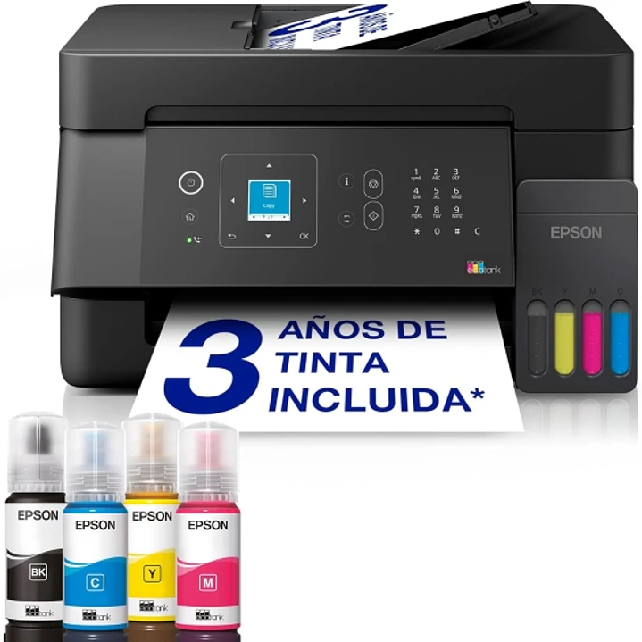 Epson EcoTank ET-4900 Impresora Multifuncion Color Fax WiFi 33ppm - ADF de 30 hojas 1