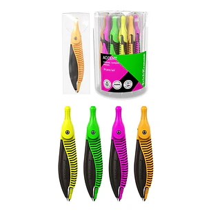 ErichKrause Accent Compas Escolar - Cuerpo de Plastico - Estuche de PVC - 122mm de Longitud - Radio Maximo de 150mm - Colores Surtidos