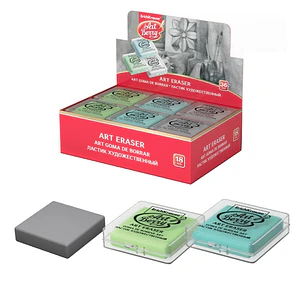 ErichKrause ArtBerry Expositor con 18 Gomas de Borrar - Estructura Maleable - Presentada en Caja de Plastico - Colores Surtidos