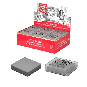 ErichKrause ArtBerry Expositor con 18 Gomas de Borrar - Estructura Maleable - Presentada en Caja de Plastico - Color Gris
