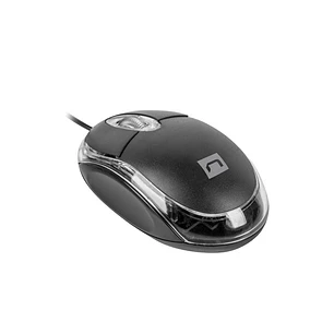 Natec Vireo 2 Raton Optico USB - 1000 dpi - Cable 1,25m - 3 Botones - Color Negro