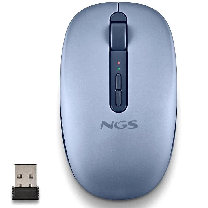 NGS Ratón Inalámbrico 2.4GHZ Dual BT FOGDUAL BLUE 1