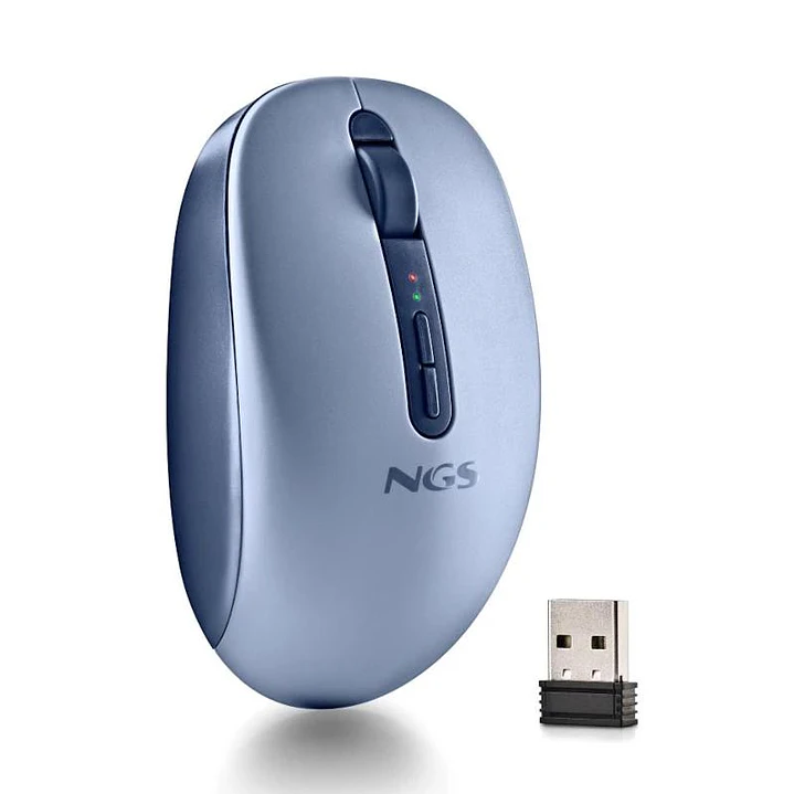NGS Ratón Inalámbrico 2.4GHZ Dual BT FOGDUAL BLUE 2