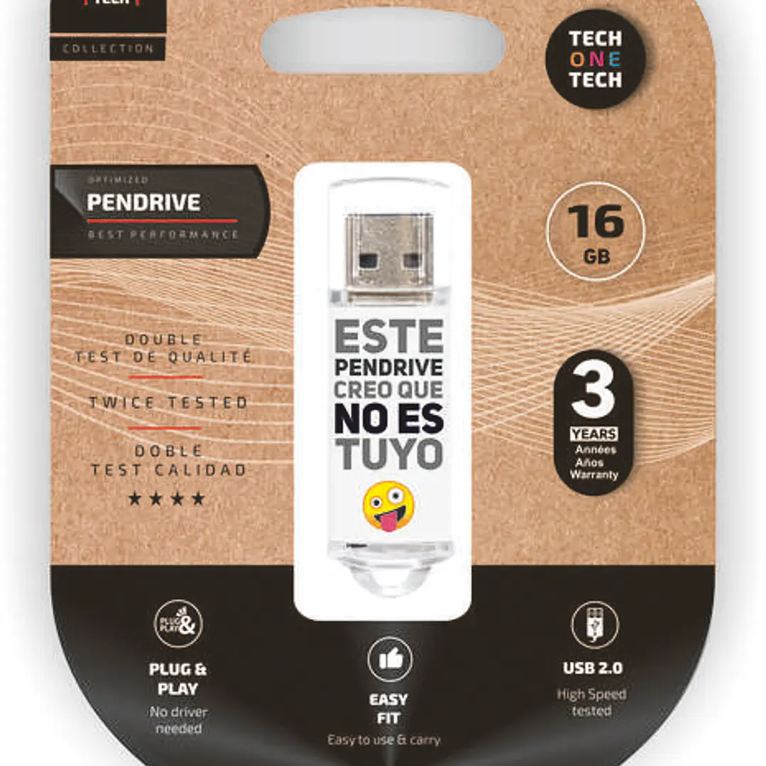 TechOneTech Memoria USB 2.0 16GB (Pendrive) 1