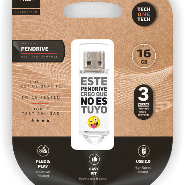 TechOneTech Memoria USB 2.0 16GB (Pendrive) 1