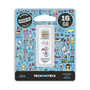 TechOneTech Be Bike Memoria USB 2.0 16GB (Pendrive)