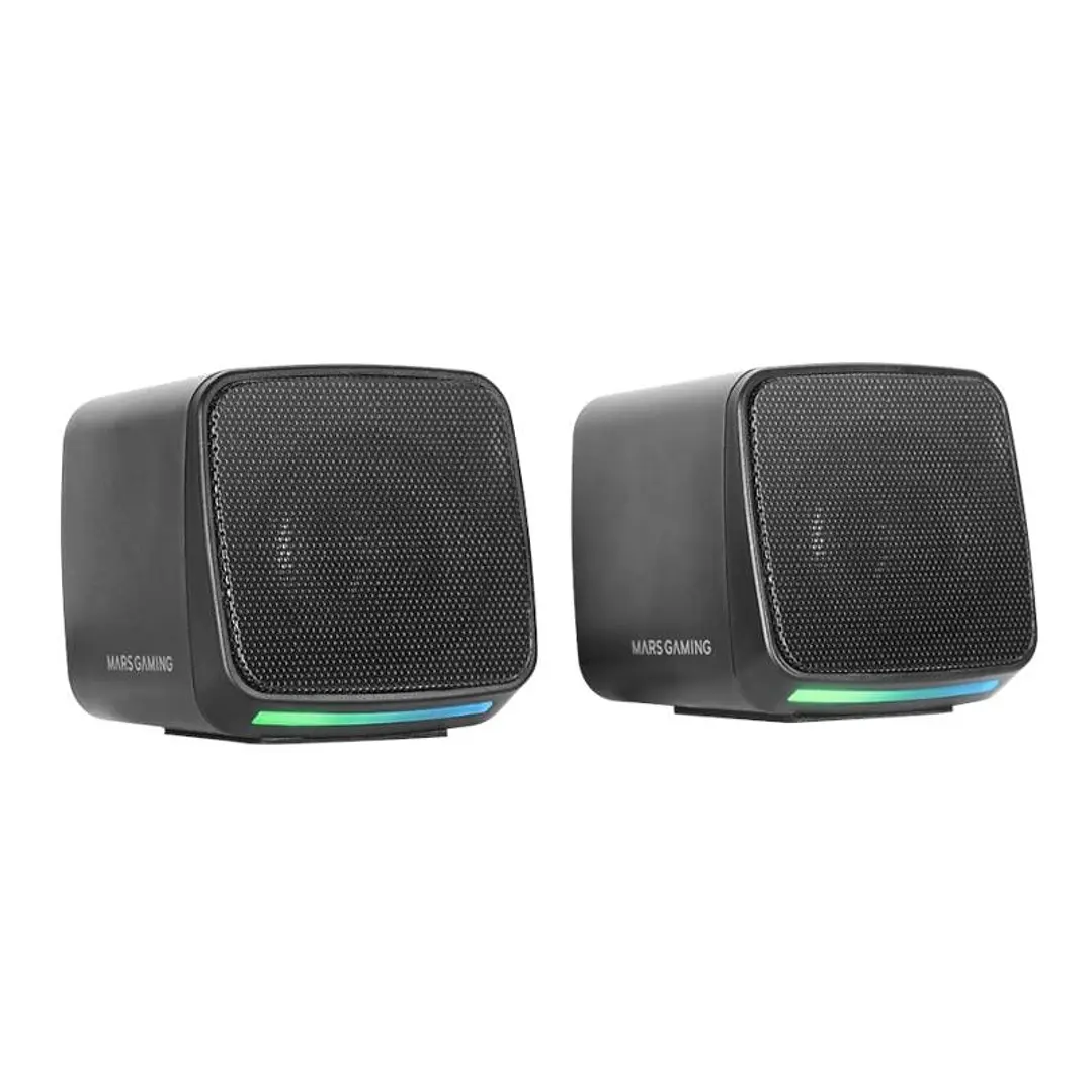 Mars Gaming MS-PRO Altavoces RGB Flow 10 W Negro 1