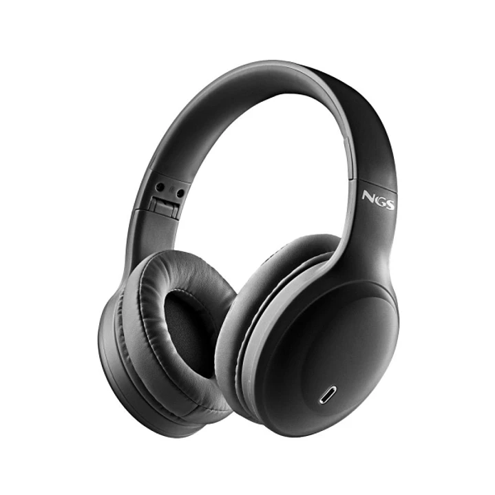 NGS Artica Galcier Auriculares Bluetooth - Bateria Extraible - Autonomia hasta 75h - Color Negro 1