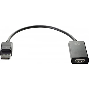 HP Adaptador DisplayPort a HDMI - Resolucion 4K - Conector DisplayPort Macho a HDMI Hembra - Diseño Compacto y Portátil
