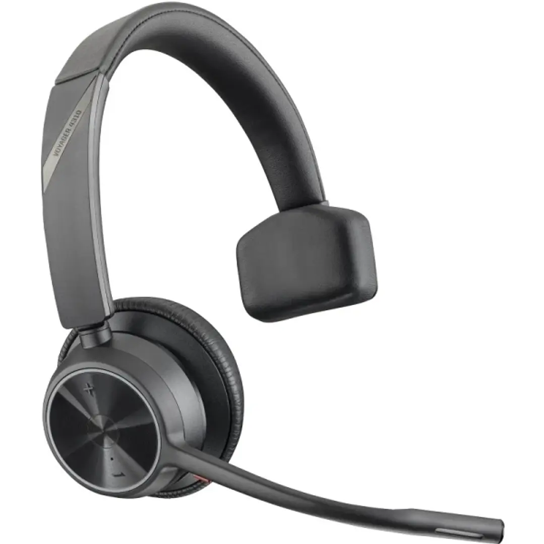 HP Poly Voyager 4310 Auricular Monoaural con Microfono con Dongle Bluetooth BT700 - USB-A - Color Negro 1