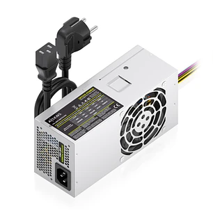 Aisens ASPC-500TFX-PSE Fuente de Alimentacion 500W TFX - Ventilador 80mm - OEM - Cable de Alimentacion Incluido - Color Plata
