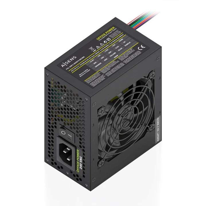 Aisens ASPC-500SFX-SEOBK Fuente de Alimentacion 500W SFX - Ventilador 80mm - OEM - Color Negro 1
