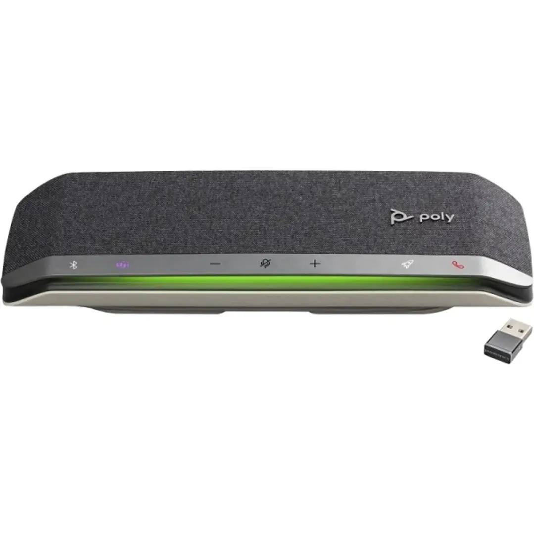 HP Poly Sync 40+ Altavoz Manos Libres + Dongle BT700 - Bluetooth - Doble Microfono - 30 Horas de Autonomia - IP64 1