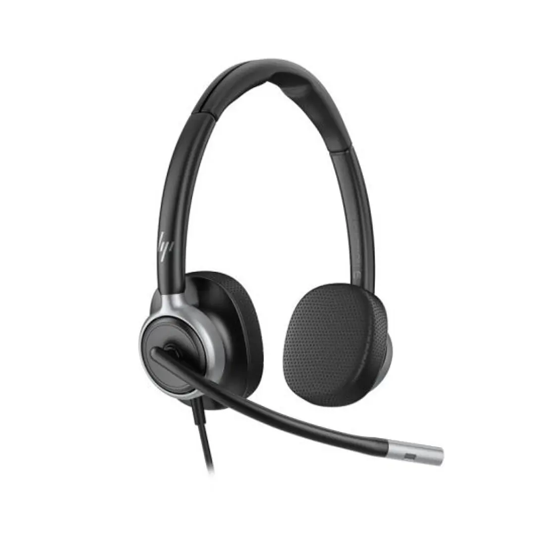 HP Poly Mission 625 Auriculares con Microfono - Almohadillas Polipiel Acolchadas - Controles en Cable 1