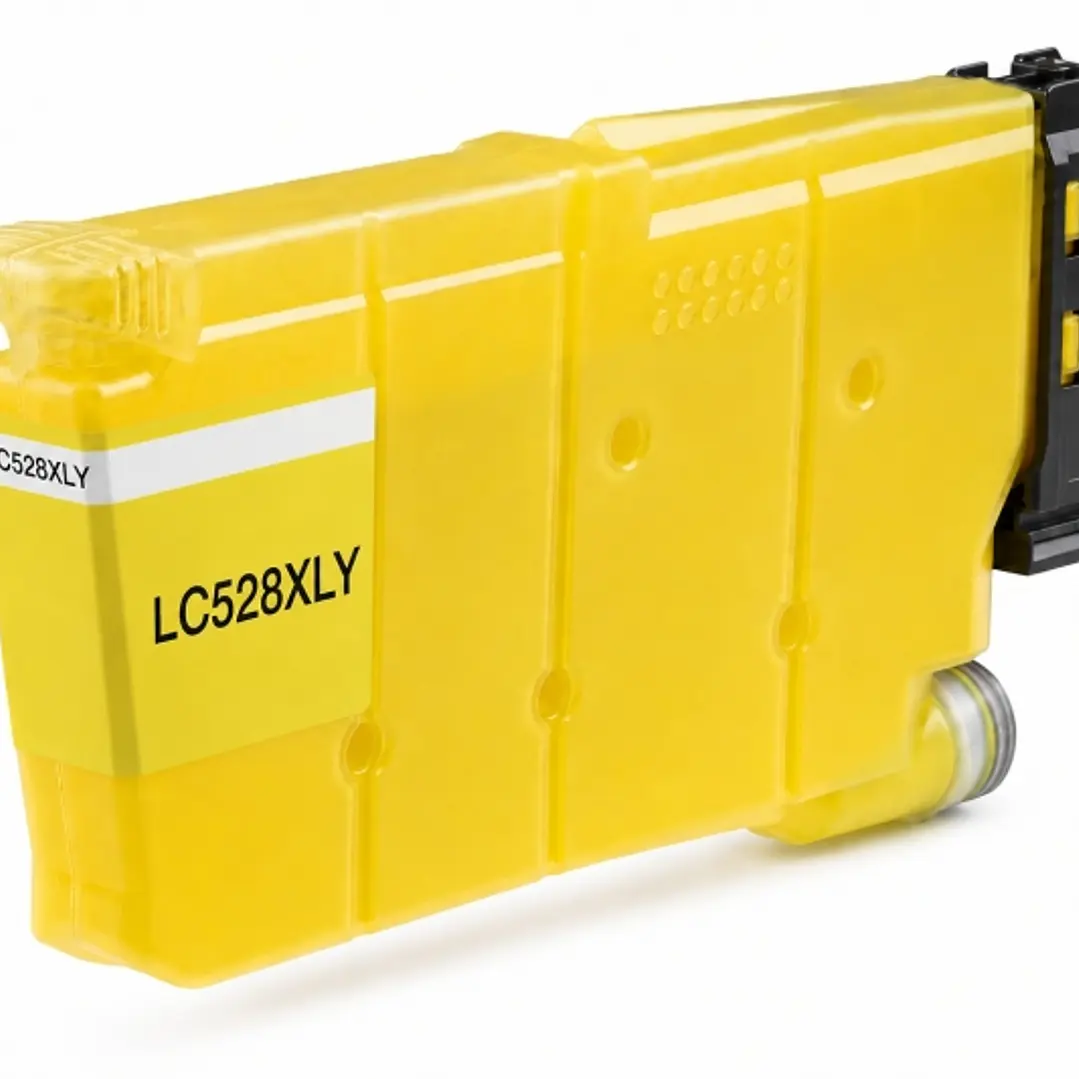 Brother LC528XL Amarillo Cartucho de Tinta Pigmentada Generico - Reemplaza LC528XLY 1