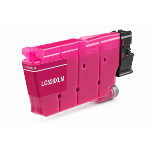 Brother LC528XL Magenta Cartucho de Tinta Pigmentada Generico - Reemplaza LC528XLM