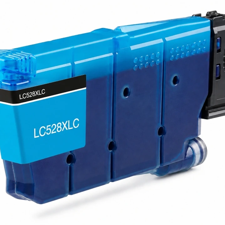 Brother LC528XL Cyan Cartucho de Tinta Pigmentada Generico - Reemplaza LC528XLC 1