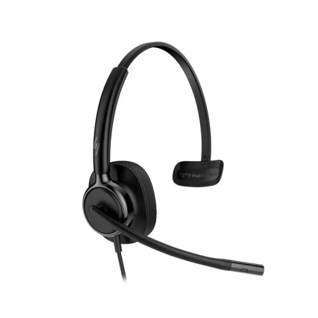 HP Poly Mission 415 Auricular Monoaural con Microfono - Almohadilla Polipiel Acolchada - Controles en Cable 1
