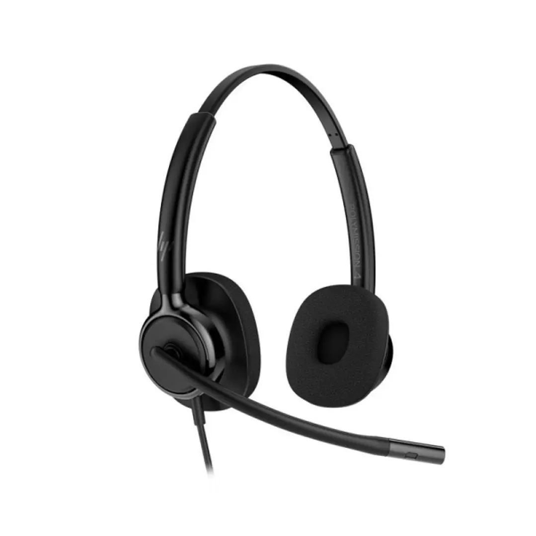 HP Poly Mission 425 Classic Auriculares con Microfono - Almohadillas Acolchadas - Controles en Cable 1