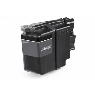 Brother LC528 Negro Cartucho de Tinta Pigmentada Generico - Reemplaza LC528BK