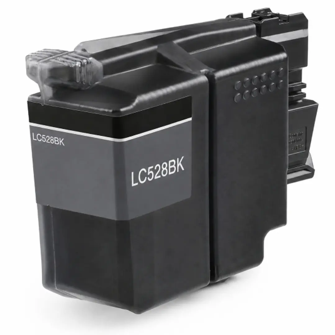 Brother LC528 Negro Cartucho de Tinta Pigmentada Generico - Reemplaza LC528BK 1