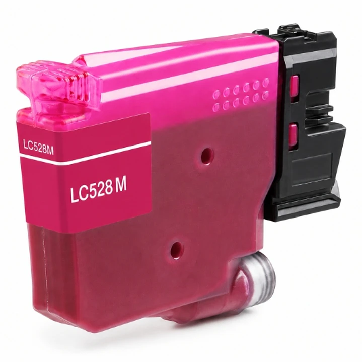 Brother LC528 Magenta Cartucho de Tinta Pigmentada Generico - Reemplaza LC528M 1