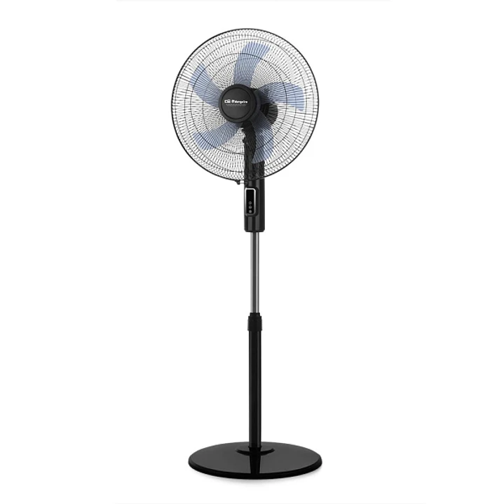 Orbegozo SF 1240 Ventilador de Pie - 3 Velocidades - 45W - Gran Caudal de Aire - Funcion Oscilante - Cabezal Inclinable - Altura Regulable - Panel Tac 1