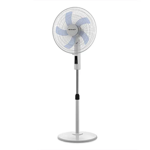 Orbegozo SF 1240 Ventilador de Pie - 3 Velocidades - 45W - Gran Caudal de Aire - Funcion Oscilante - Cabezal Inclinable - Altura Regulable - Panel Tac