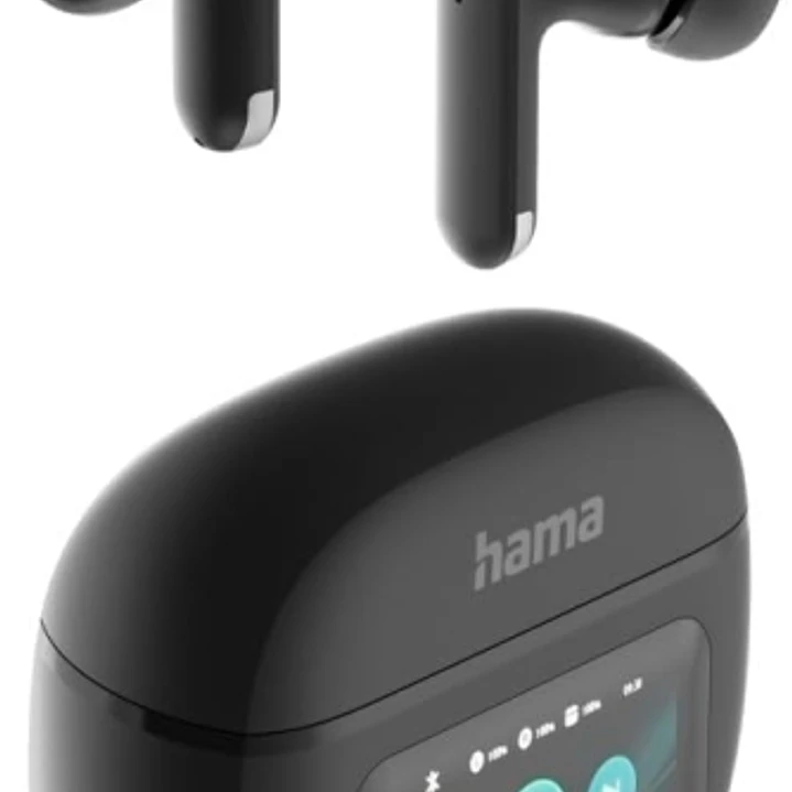 Hama Spirit Touch Auriculares Inalambricos TWS - Bluetooth 5.4 - Control Tactil Inteligente - Estuche Recargable - Color Negro 1