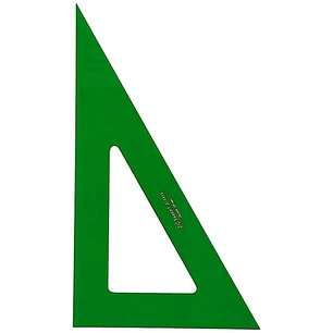 Faber-Castell Cartabon Tecnico 28cm - Sin Graduacion - Color Verde Transparente