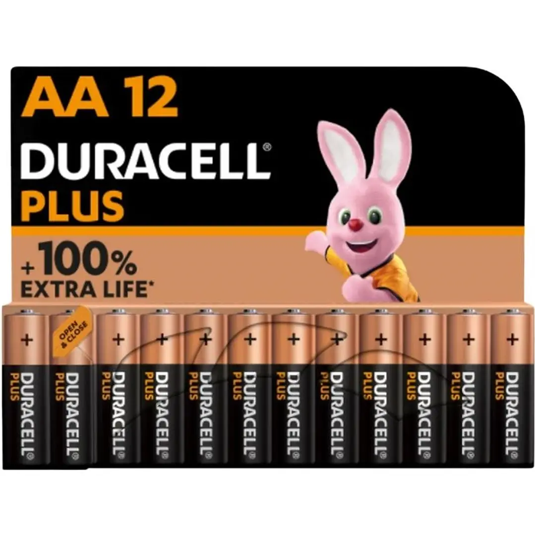 Duracell Plus Power Pila Alcalina AA LR6 MX1500 8B 1