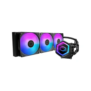 Cooler Master Masterliquid 360 Core II ARGB Kit de Refrigeracion Liquida - Ventiladores Preinstalados - Iluminacion Espejo Infinito - Color Negro