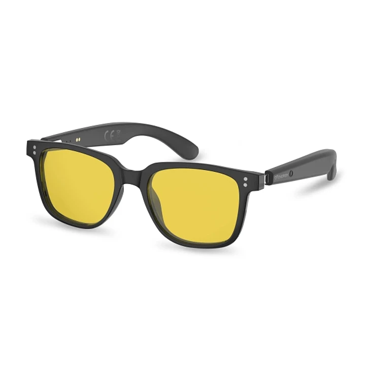 Energy Sistem Day Mode Music Gafas Bluetooth - Filtro Anti Luz Azul y Proteccion UV400 - Cristales Amarillos - Reproduccion de Musica - Microfono y As 1