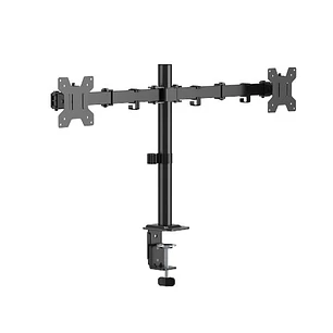 Cromad Soporte de Mesa con Brazos Articulados para 2 Monitores de 17