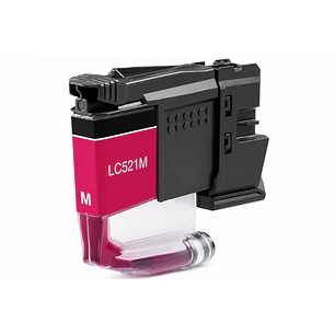 Brother LC521 Magenta Cartucho de Tinta Generico - Reemplaza LC521M