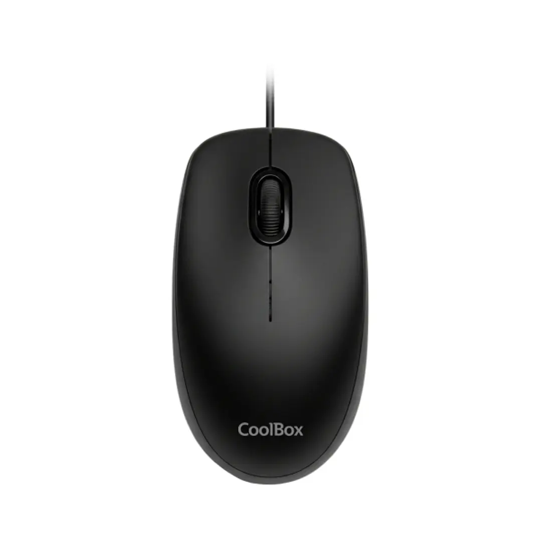 Coolbox U01 Raton USB - Ambidiestro - 1600 DPI - Sensor Optico - Color Negro 1