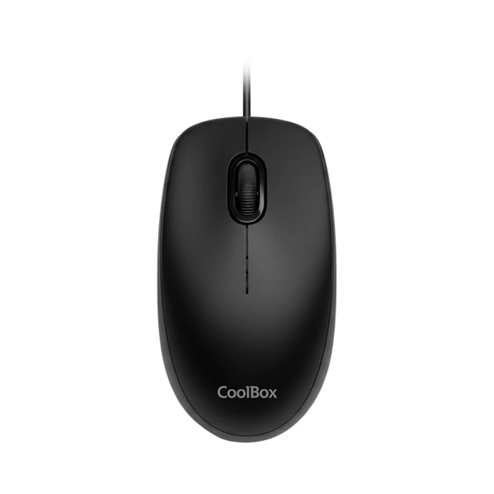 Coolbox U01 Raton USB - Ambidiestro - 1600 DPI - Sensor Optico - Color Negro 1