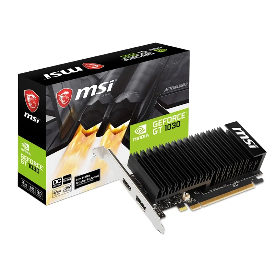 MSI VGA NVIDIA GT 1030 2GHD4 LP OC 2GB DDR4 1