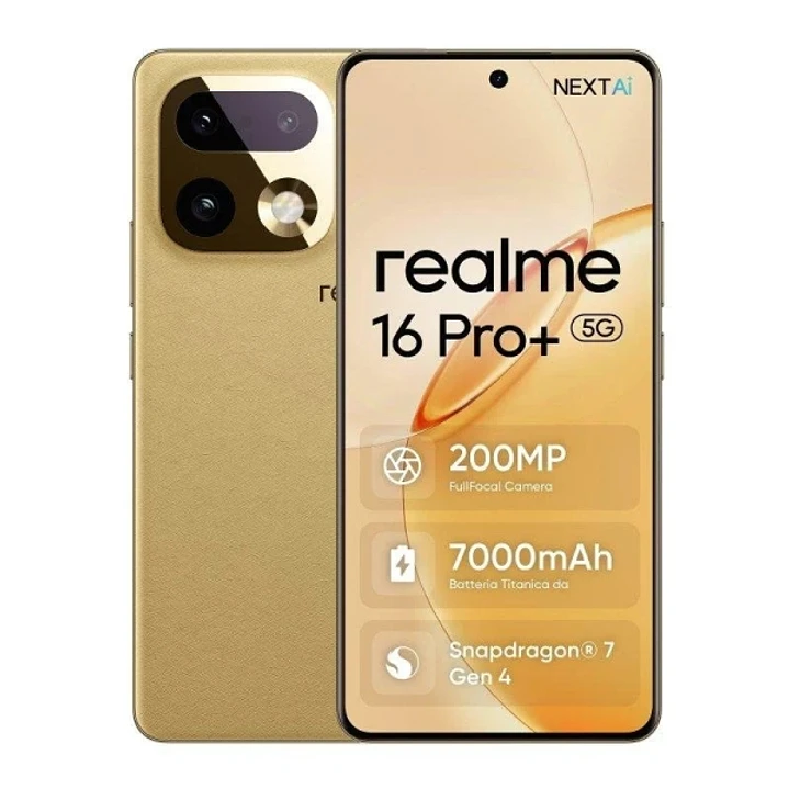 Realme 16 Pro Plus 5G Smartphone Pantalla AMOLED 6.8
