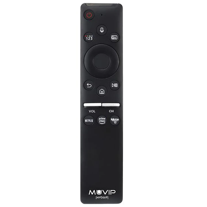 Muvip MV0669 Mando Universal para Samsung - Conexion Bluetooth - Botones de Acceso Rapido a Netflix, Prime Video y Rakuten TV - Color Negro 1