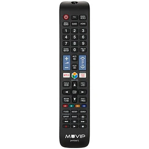 Muvip MV0669 Mando Universal para Samsung - Botones de Acceso Rapido a Netflix y Prime Video - Color Negro