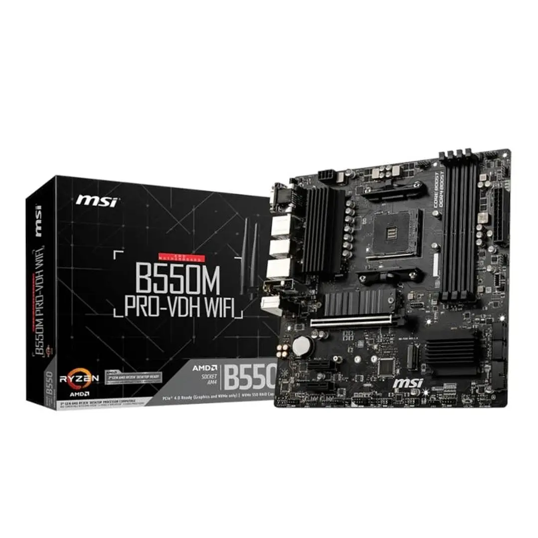 MSI Placa Base PRO B550M-P mATX AM4 1
