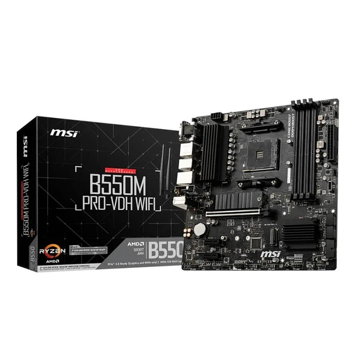 MSI Placa Base PRO B550M-P mATX AM4 1