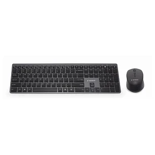 Gembird Kit Teclado+Ratón Inalámbr. Pro Slim Negro