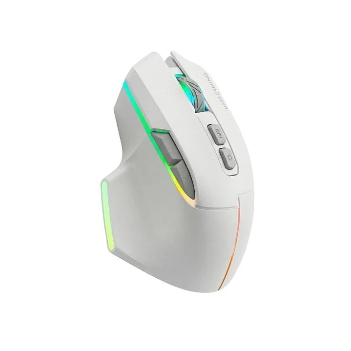MARS GAMING Ratón Inalam. TRI-MODO 12000DPI White 1