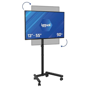 iggual SRTV55 Soporte TV suelo ruedas 13