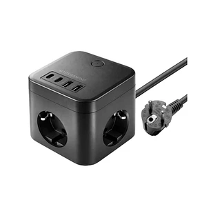 MARS GAMING REGLETA CUBO 35W Gan Negro
