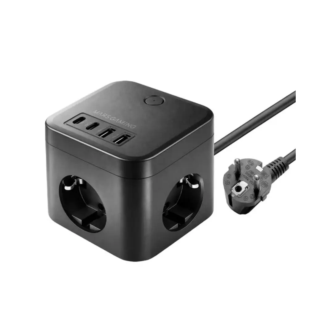 MARS GAMING REGLETA CUBO 35W Gan Negro 1