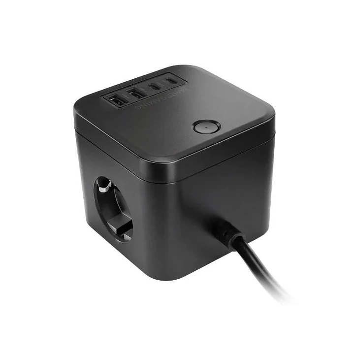 MARS GAMING REGLETA CUBO 35W Gan Negro 2